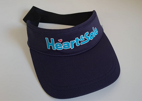 Navy Running Visor - $25